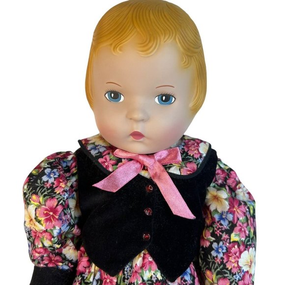 Daisy Kingdom Dolly Doll 18” Blonde Hair Victorian Swing Dress Vest Clothes - Picture 7 of 10
